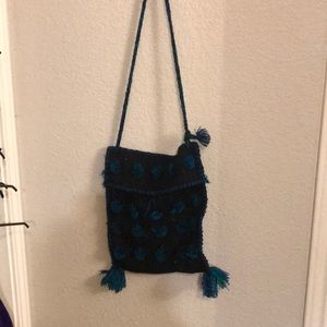 Guatemalan wool purse